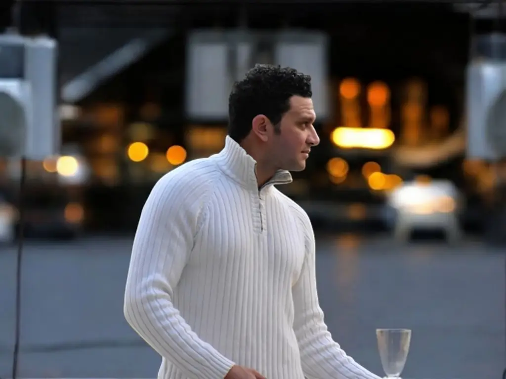 Pure cashmere crewneck sweater in classic fit
